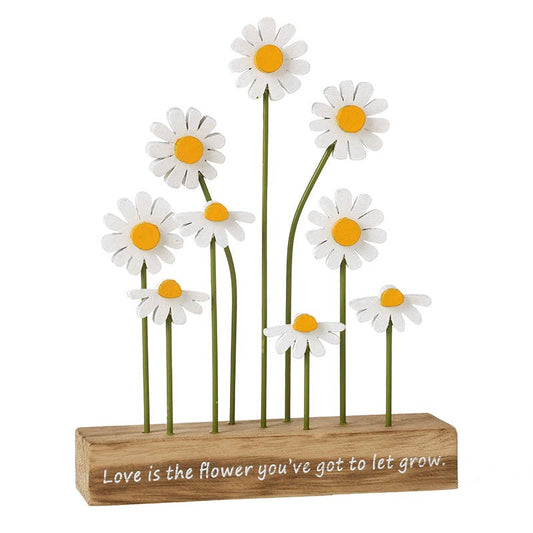 Heaven Sends - WOODEN DAISY ORNAMENT