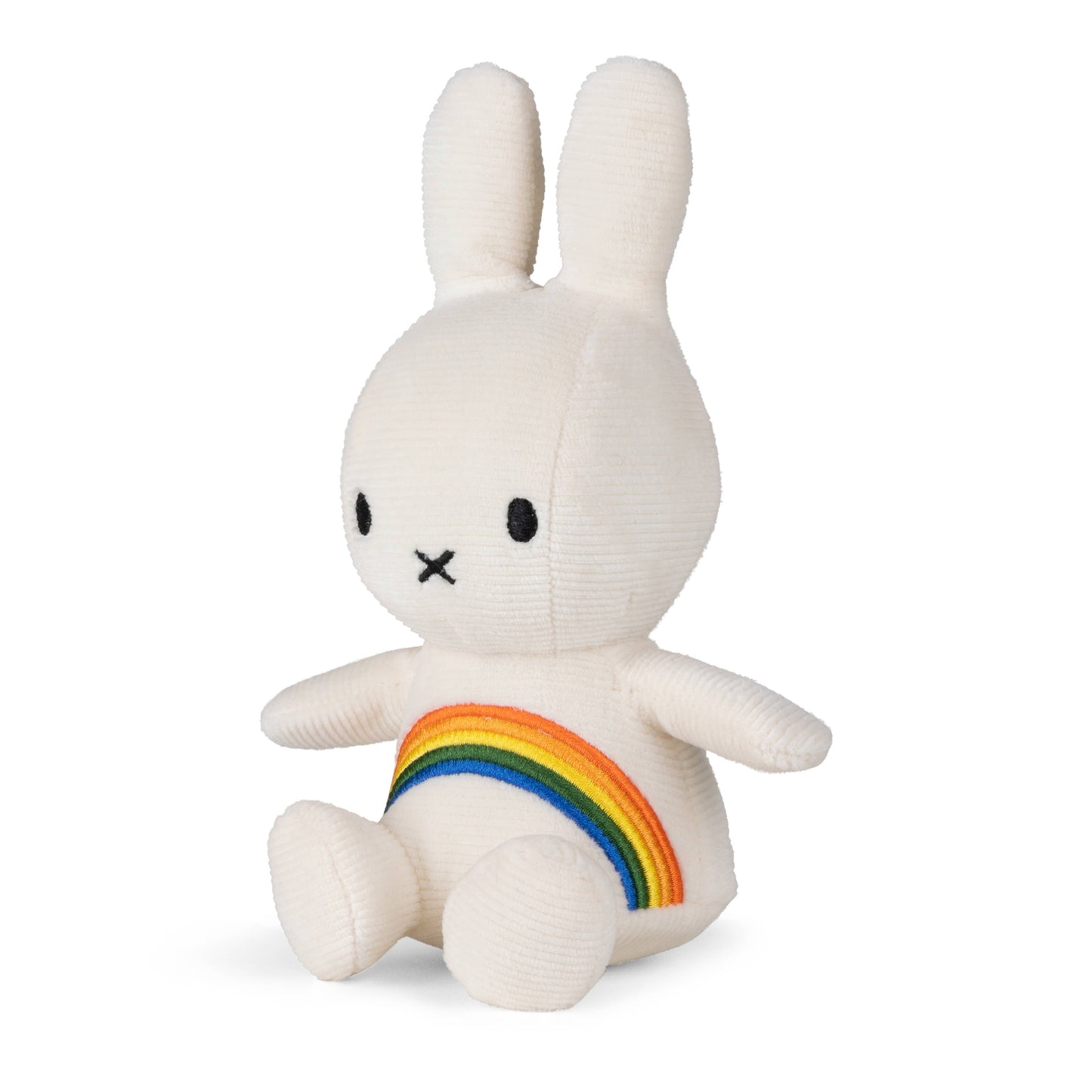 Miffy by S-c Brands - Miffy Corduroy Rainbow White 18 cm