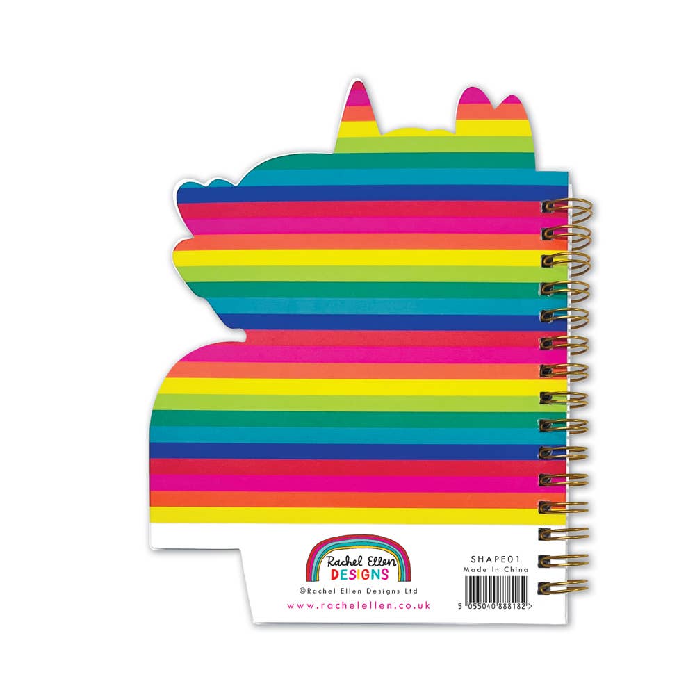 Rachel Ellen Designs - Shaped Notebooks - Unicorn