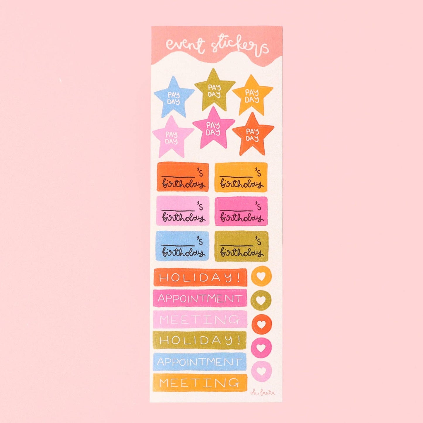Oh, Laura - Planner Stickers - Events