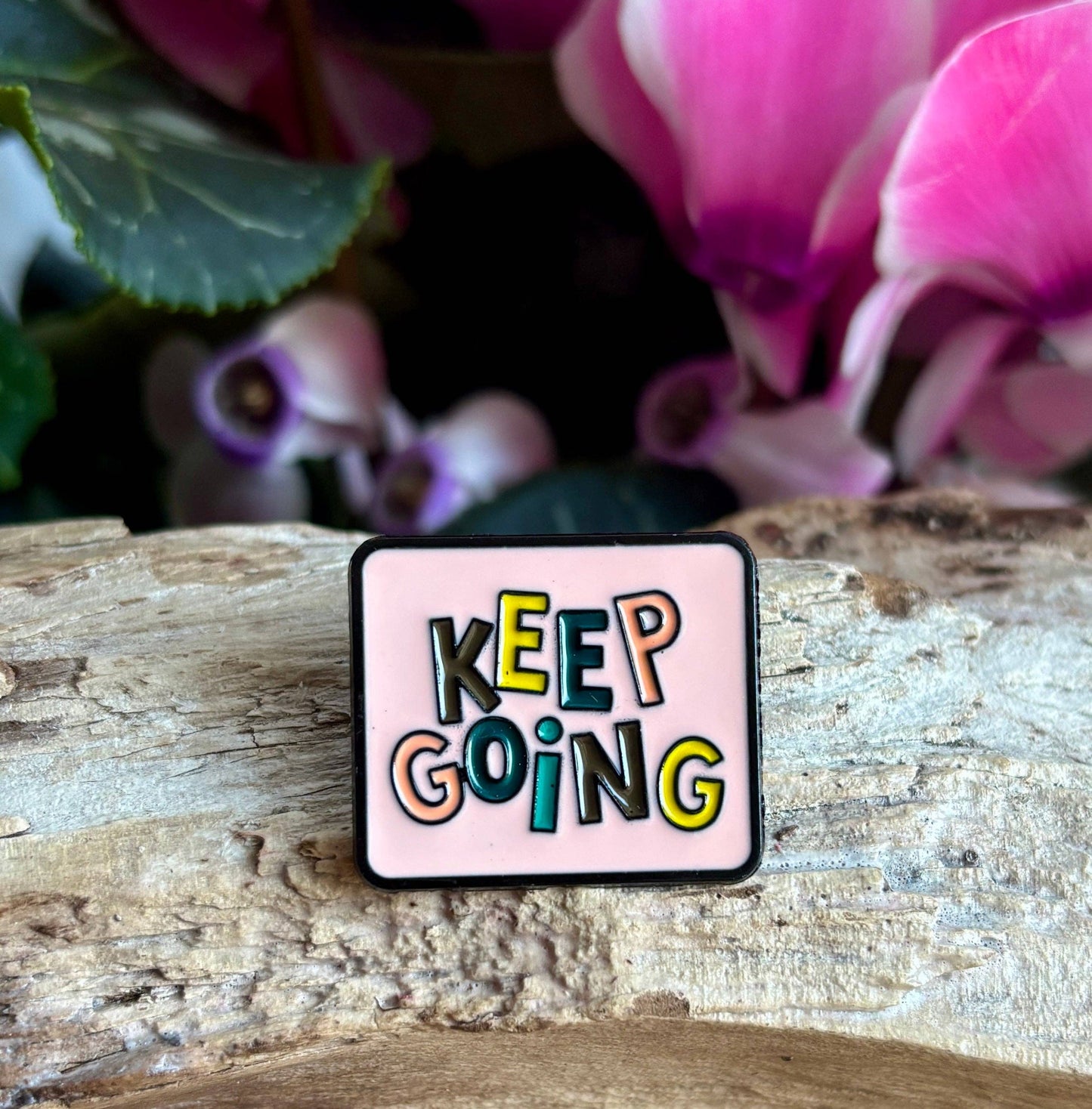 Ocean Ripples - Keep Going Pin Badge Card