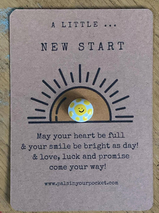 Pals in your Pocket - New Beginning Pebble & Card Set For Life Milestones