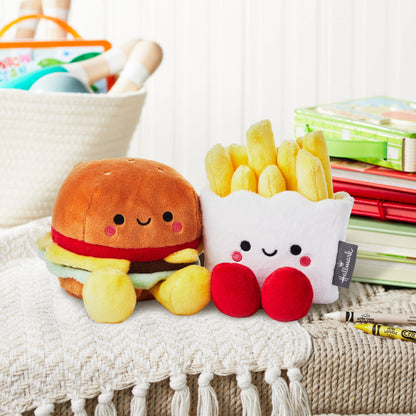 Hallmark - Better Together Burger & Fries Magnetic Soft Toy Pair