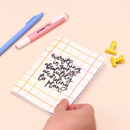 Oh, Laura - A6 notebook - everything is going according to plan