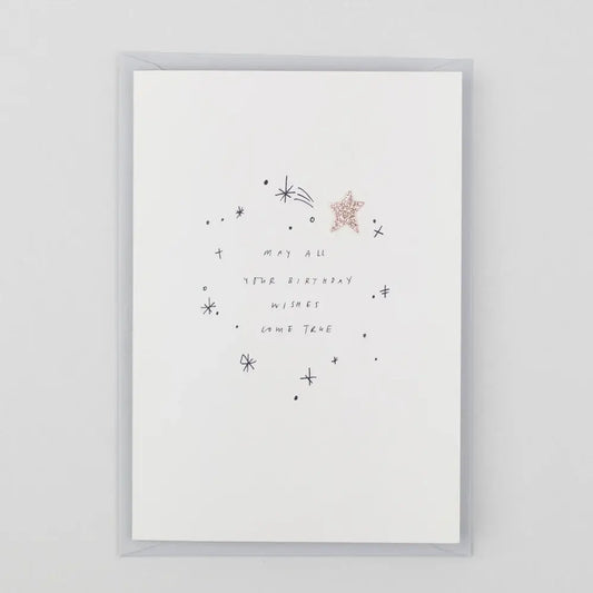 MAY ALL YOUR BIRTHDAY WISHES COME TRUE CARD