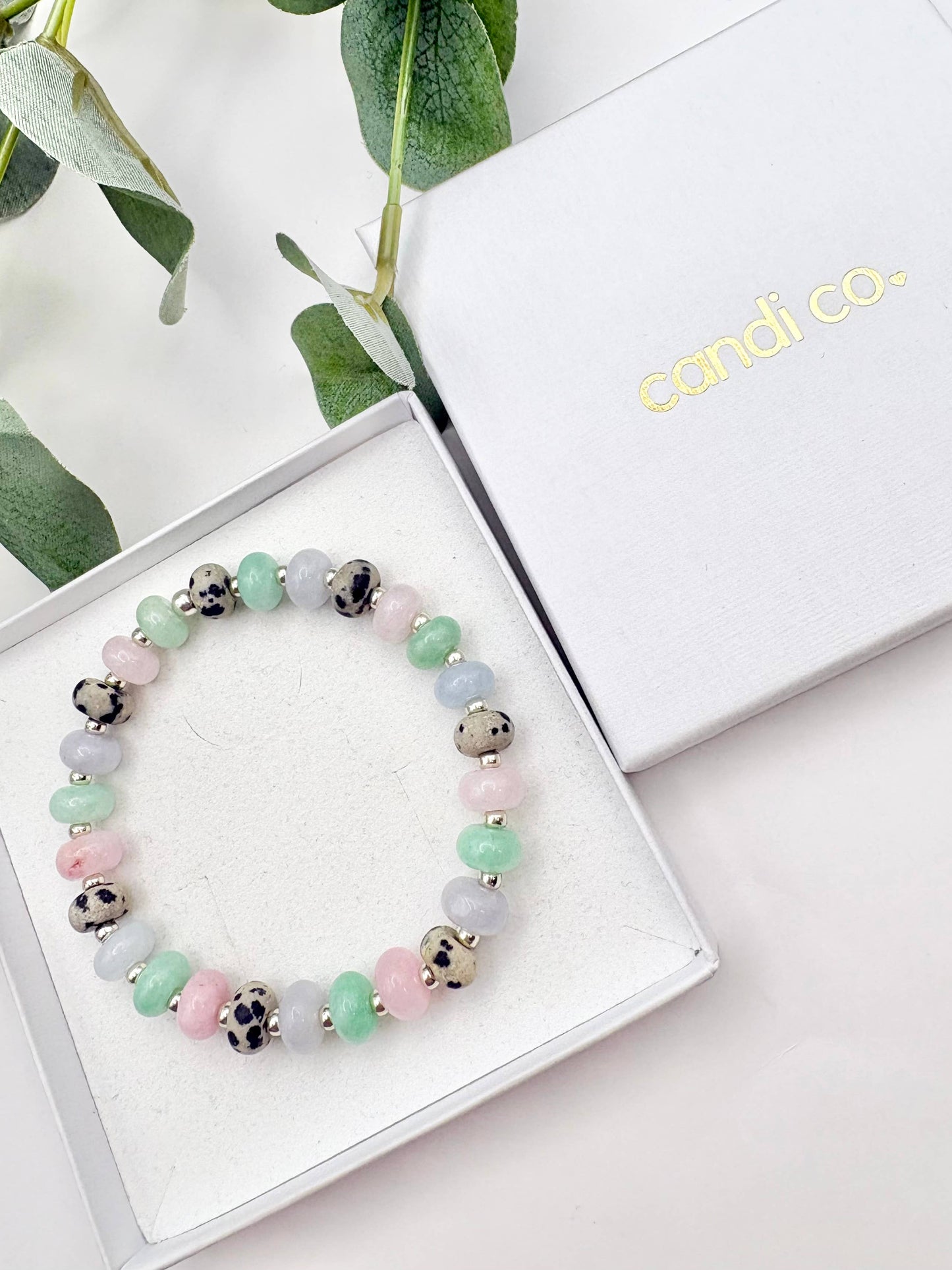 Candi Co Jewellery - Pastel Candy Beaded Bracelet