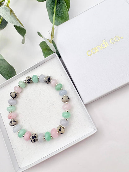 Candi Co Jewellery - Pastel Candy Beaded Bracelet
