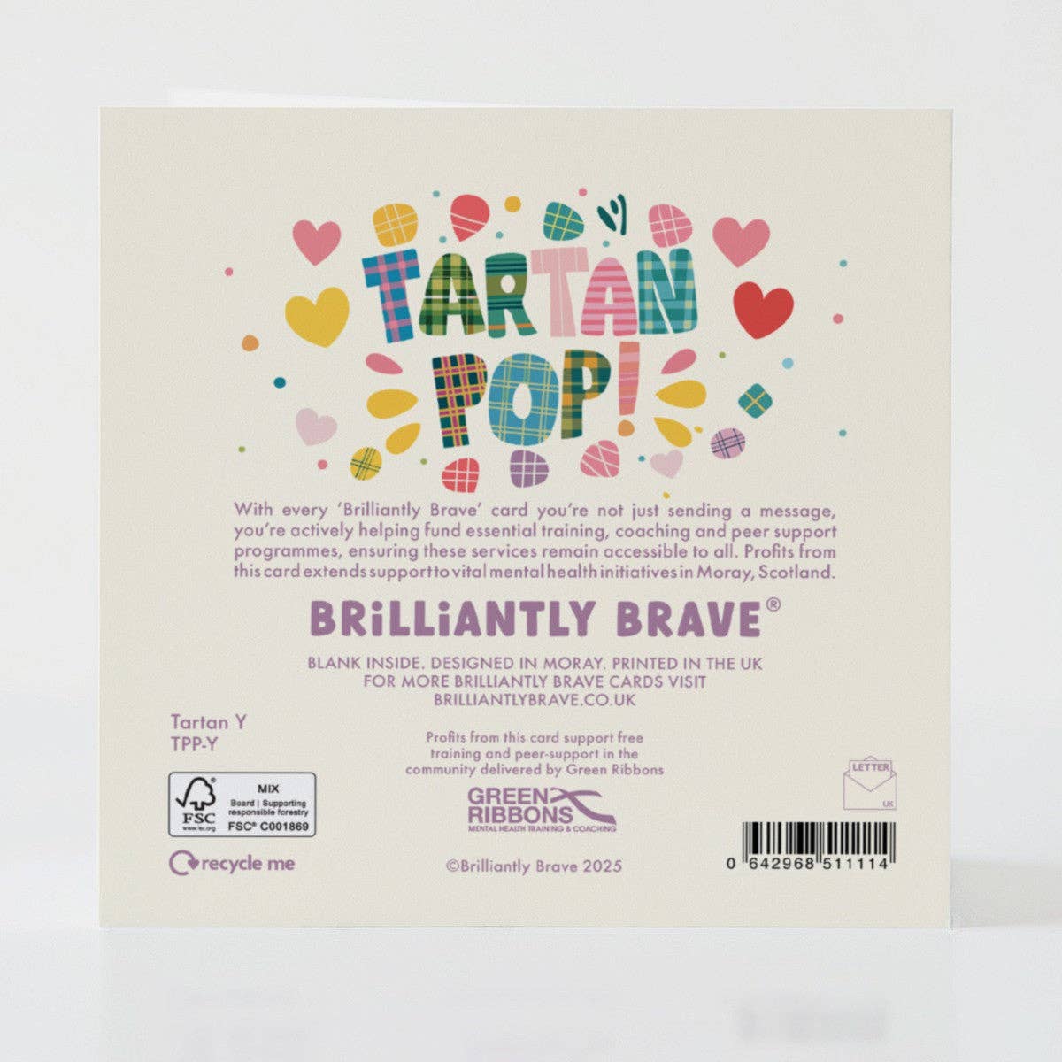 Brilliantly Brave - Tartan Y