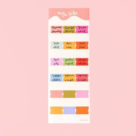 Oh, Laura - Planner Stickers - Page Tabs