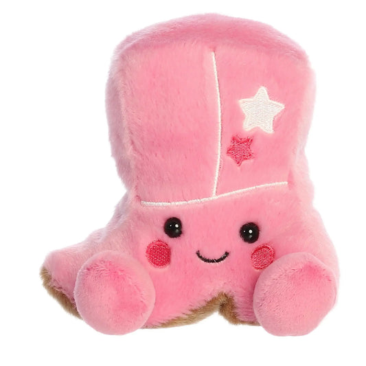 Limited edition USA exclusive - 5" Plush Pal Little Pink Cowgirl Boot Palm Pals Stuffed Animal