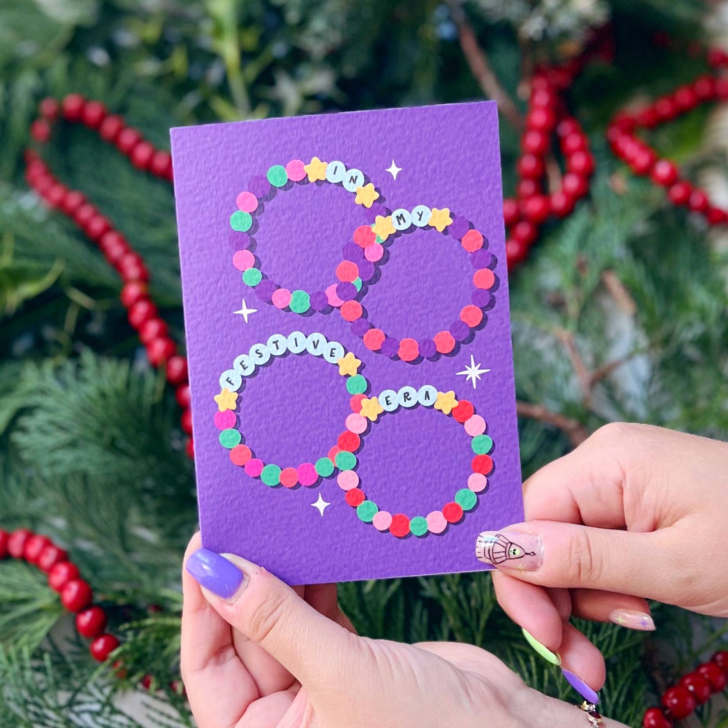 Xoxo Designs by Ruth - Taylor Swift 'In My Festive Era' Christmas Card