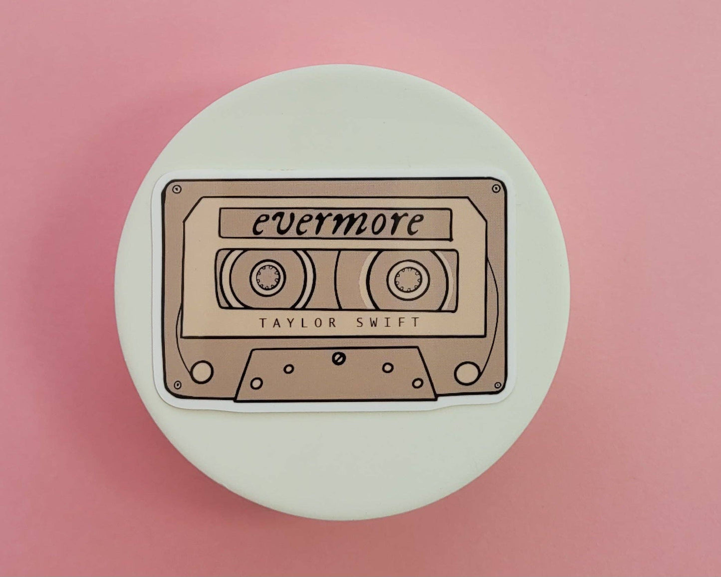 Danni Boden Designs - Evermore Album Inspired Cassette Tape Sticker - Taylor Swift