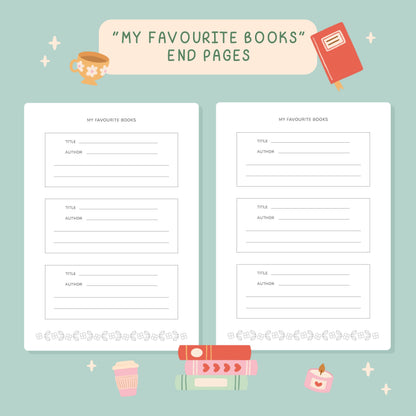 Hopscotch Paper Co. - Reading Journal – 50 Page Book Review Notebook
