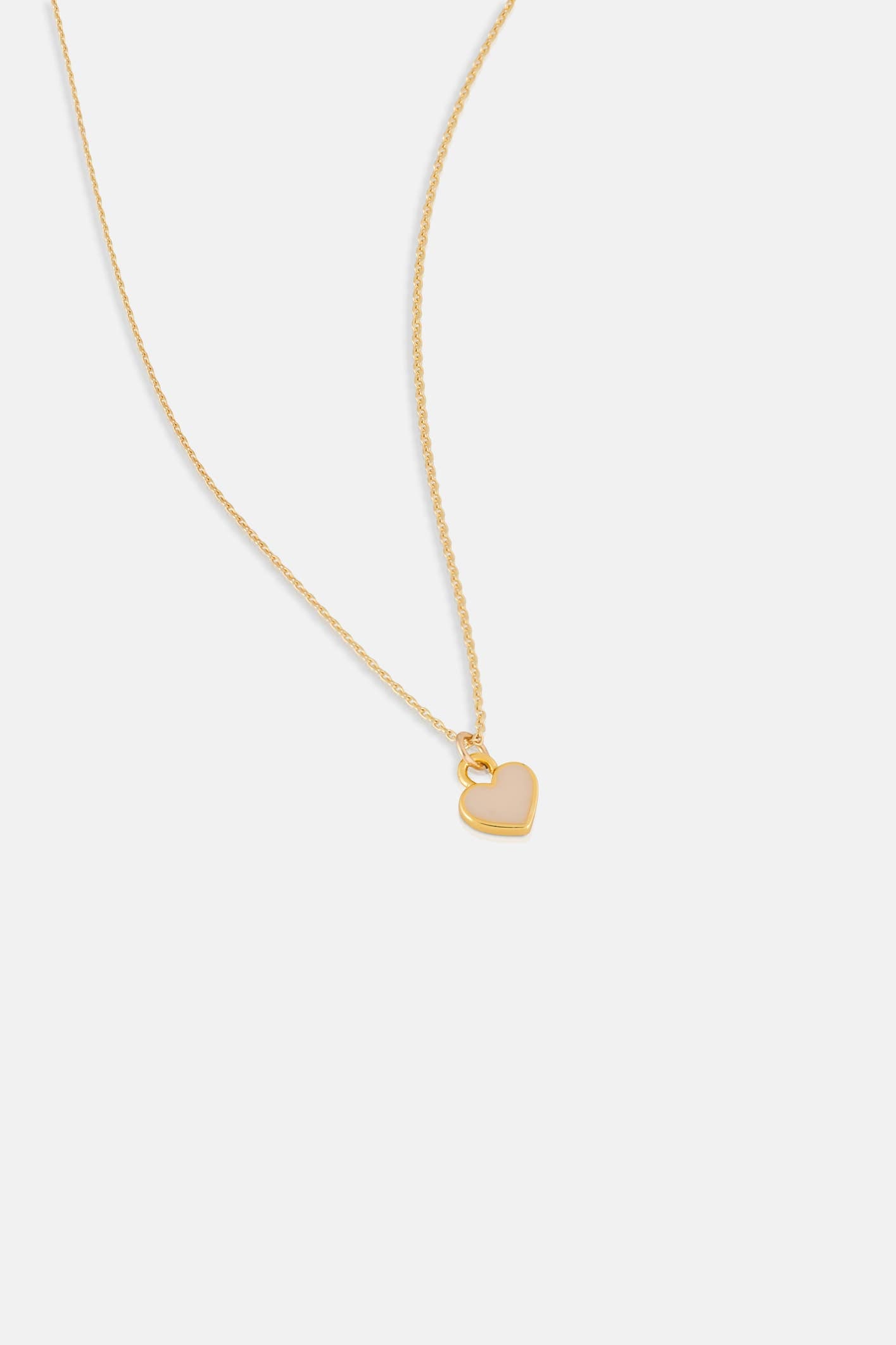 One & Eight - Latte Heart Necklace