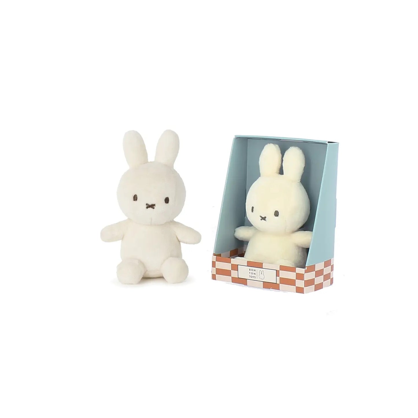 Miffy Lucky Charm in Giftbox 10cm available in cream or grey