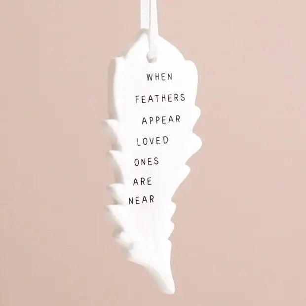 When Feathers Appear Hanging Decoration