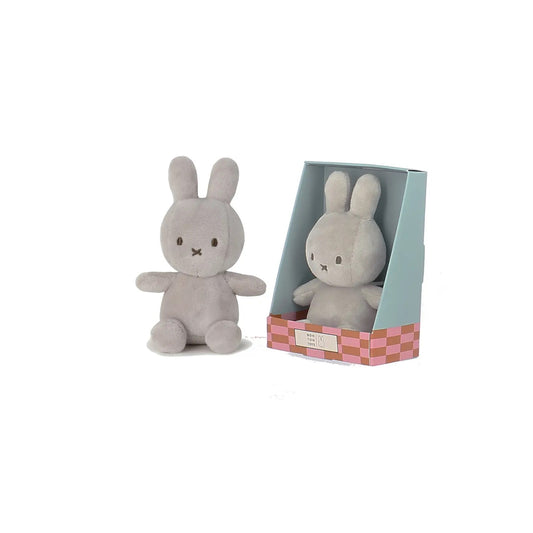 Miffy Lucky Charm in Giftbox 10cm available in cream or grey