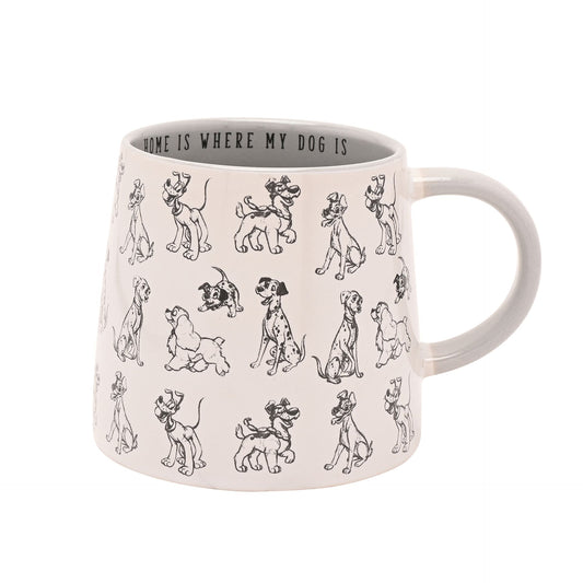 DISNEY CATS & DOGS MUG - HOME IS WHERE MY DOG IS