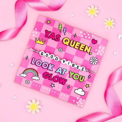 Beaded Good Vibes Bracelet