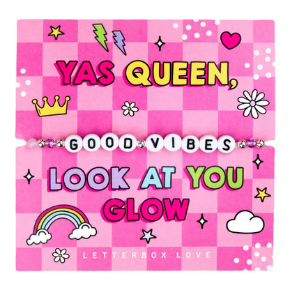 Beaded Good Vibes Bracelet