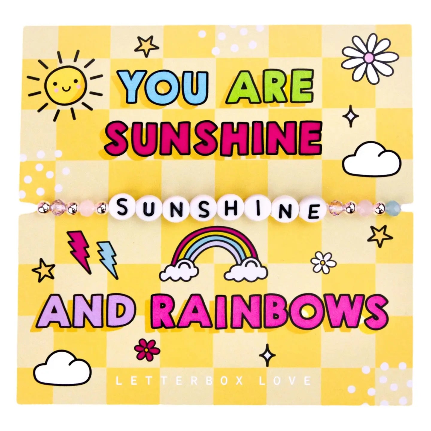 Sunshine beaded bracelet