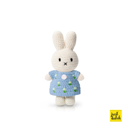 Just Dutch Crochet Miffy Handmade and her Pastel Blue tulip dress