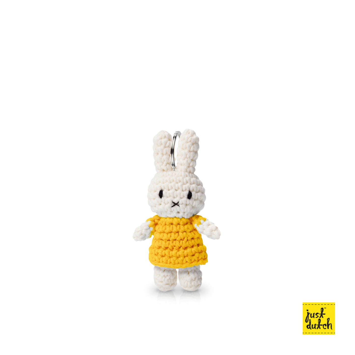 Just Dutch Crochet Miffy Handmade Keyring - Yellow