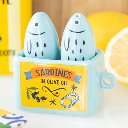 Sardine Salt and Pepper Shakers