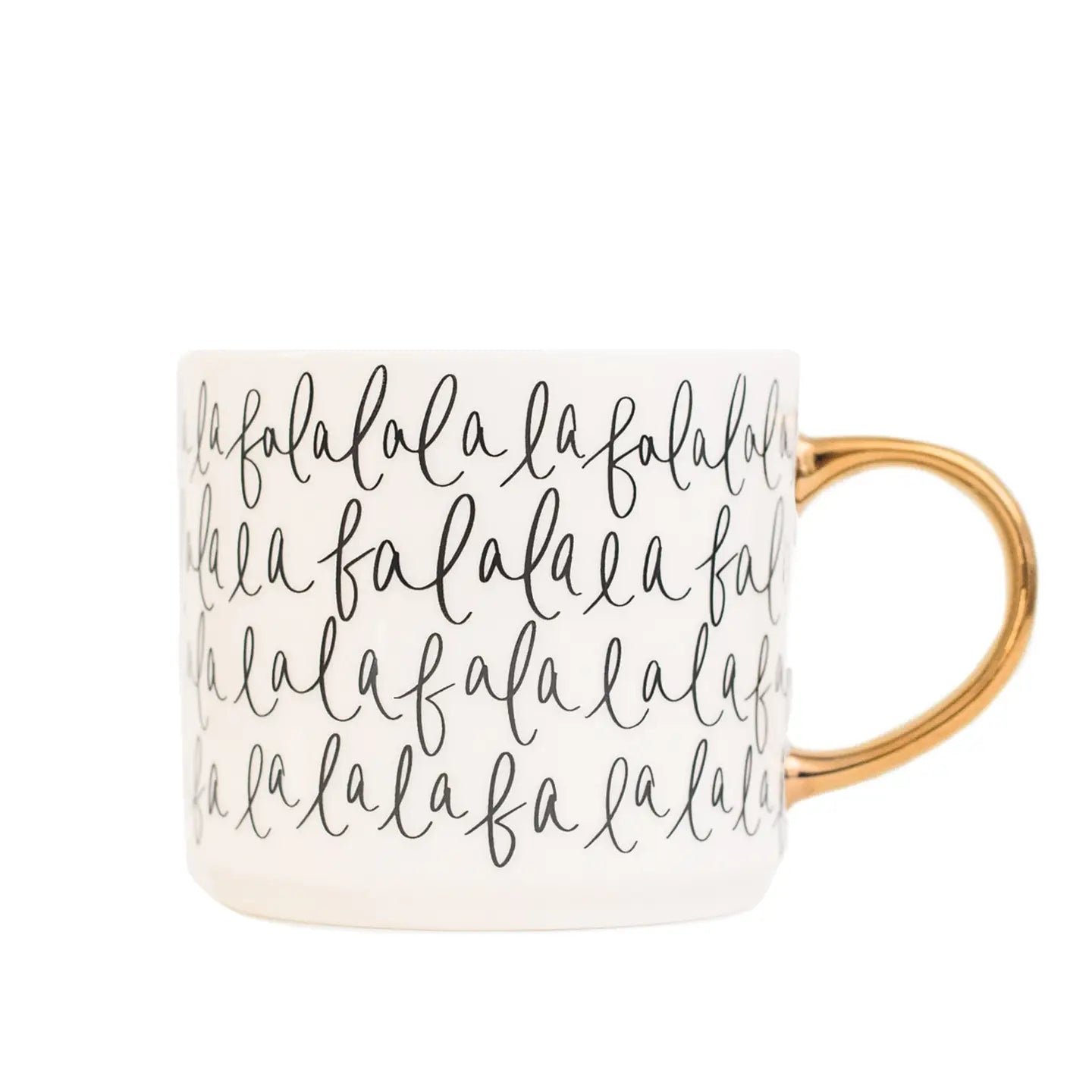 Fa La La Gold Tile Coffee Mug - Home Decor & Gifts