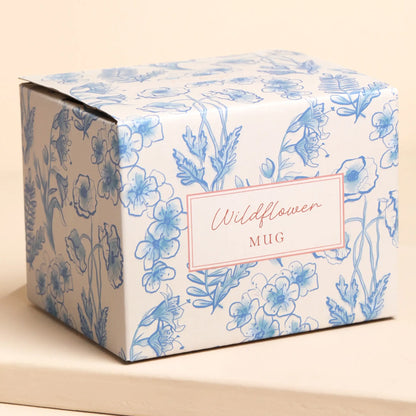 Blue Wildflower Print Mug