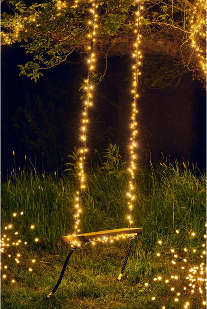 Cluster 15m (Silver) String of lights - main operated