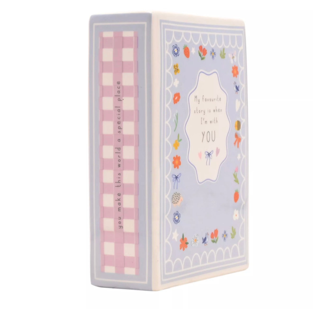Love Life Book Vase 15cm - When I'm With You