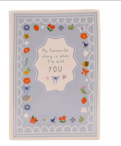 Love Life Book Vase 15cm - When I'm With You
