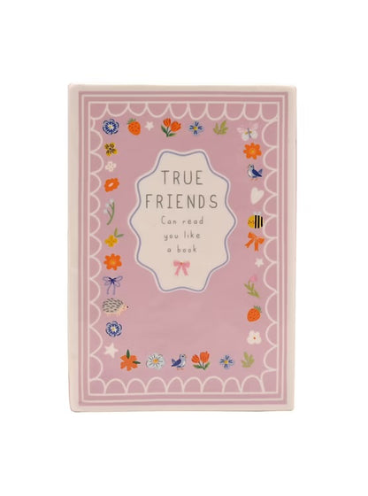Love Life Friends Ceramic Book Vase