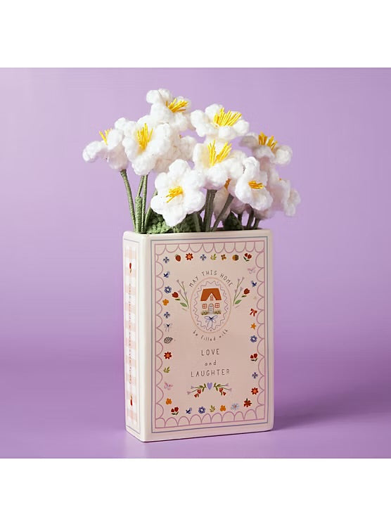 Love Life Book Vase 15cm - Home