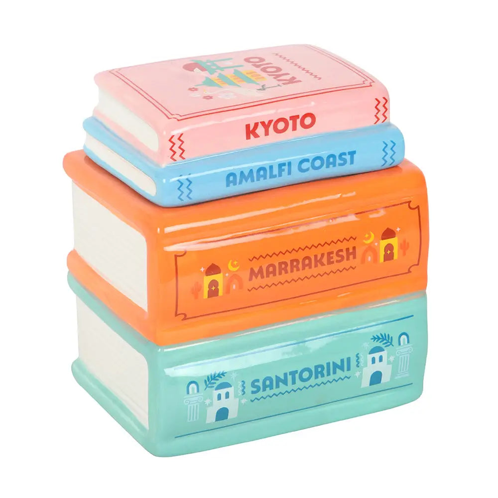 Travel Book Stack Oil Burner and Wax Warmer