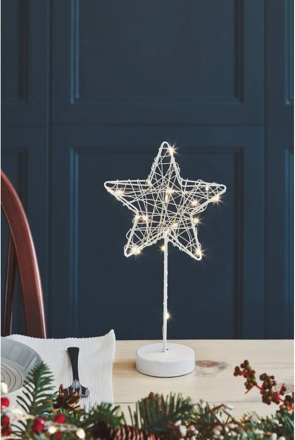 Christmas Table star - battery operated by Lightstyle London