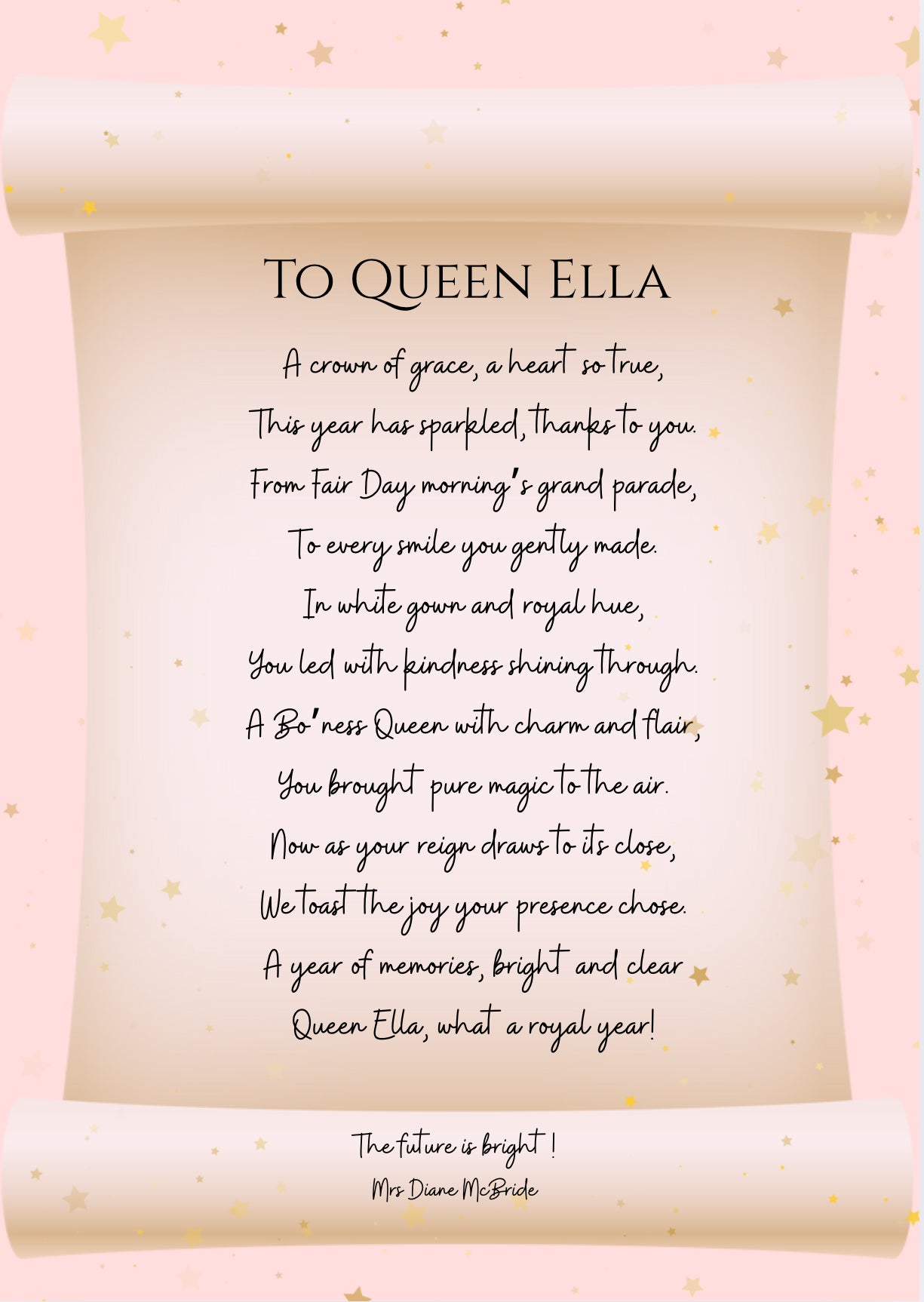 Bespoke print service