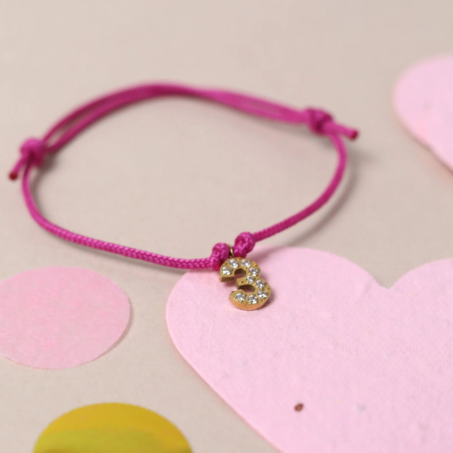 Birthday Bracelet - 100% Recycled Plastic Bottles - age 3 to 9