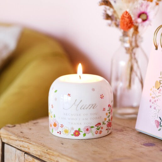 Mum Meaningful Word Candle Holder