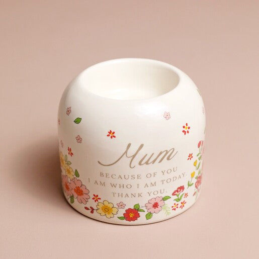 Mum Meaningful Word Candle Holder