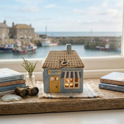 Village Pottery Chip Shop Tea Light Holder