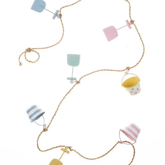 Pastel Buckets Garland By shoeless Joe