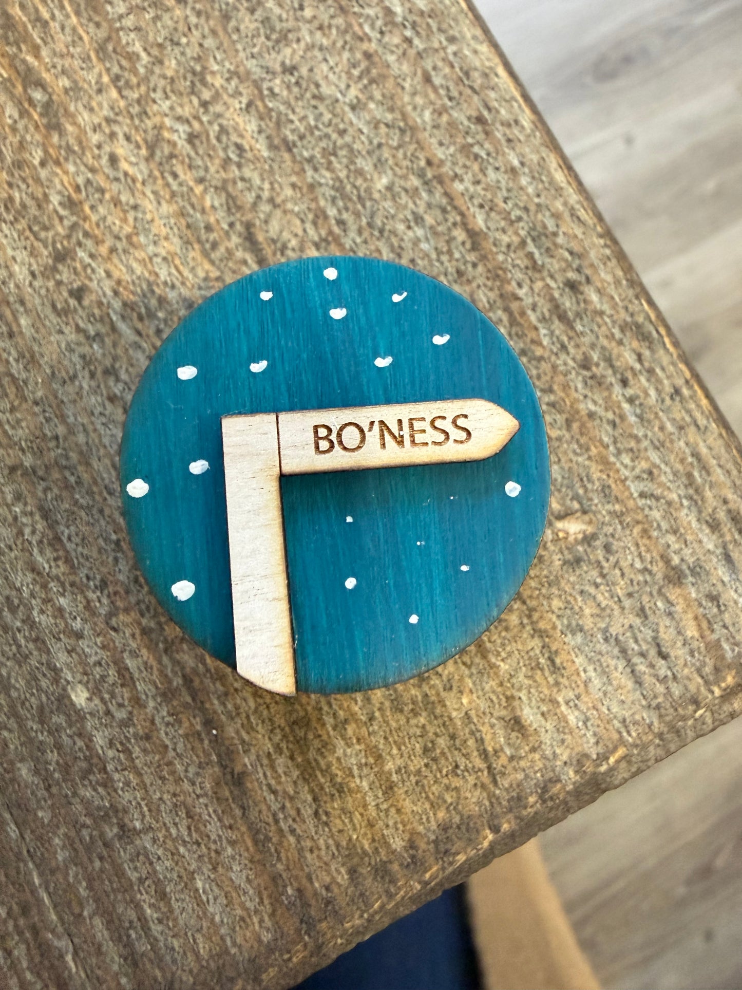 Gorgeous Little Bits Ltd - Blue Mini Signpost Personalised Custom Location Magnet