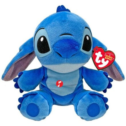 Disney Stitch beanie baby with musical tummy
