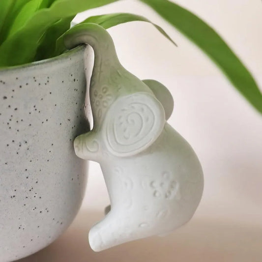 Elephant Ceramic Planter Hanger