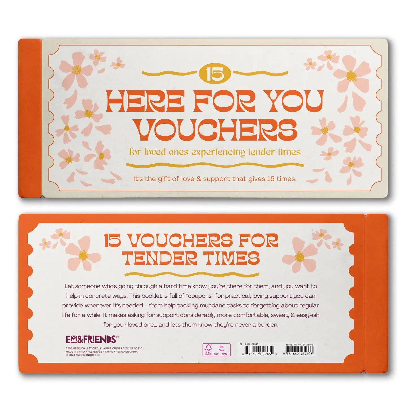 Em & Friends Empathy Vouchers, 15 Coupons Booklet