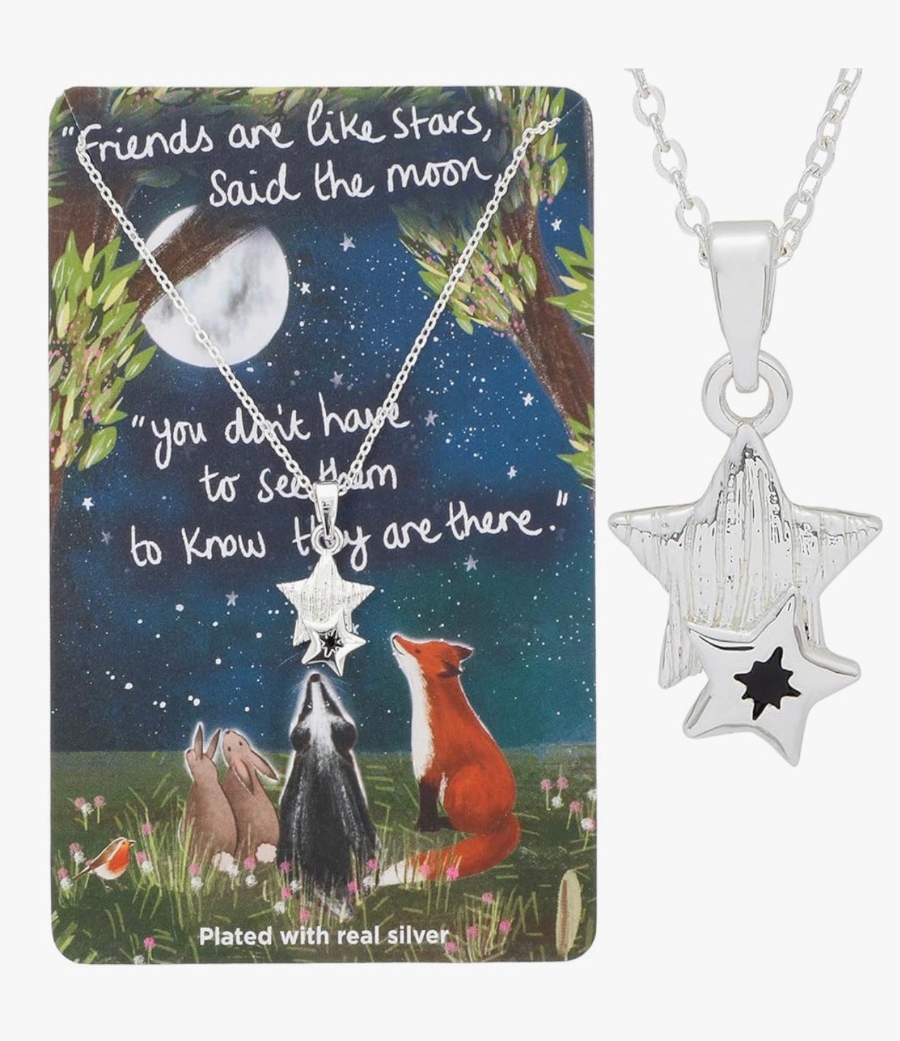 Fox Under The Moon Necklace Collection