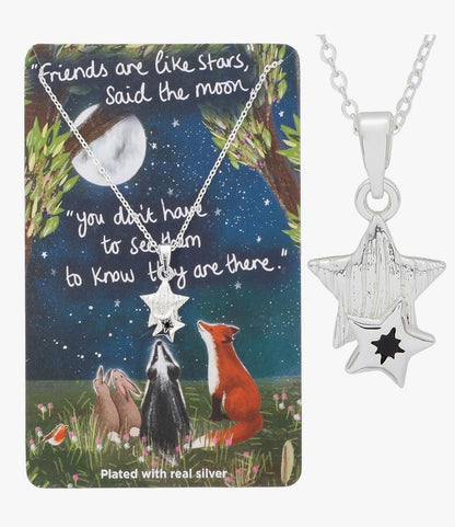 Fox Under The Moon Necklace Collection