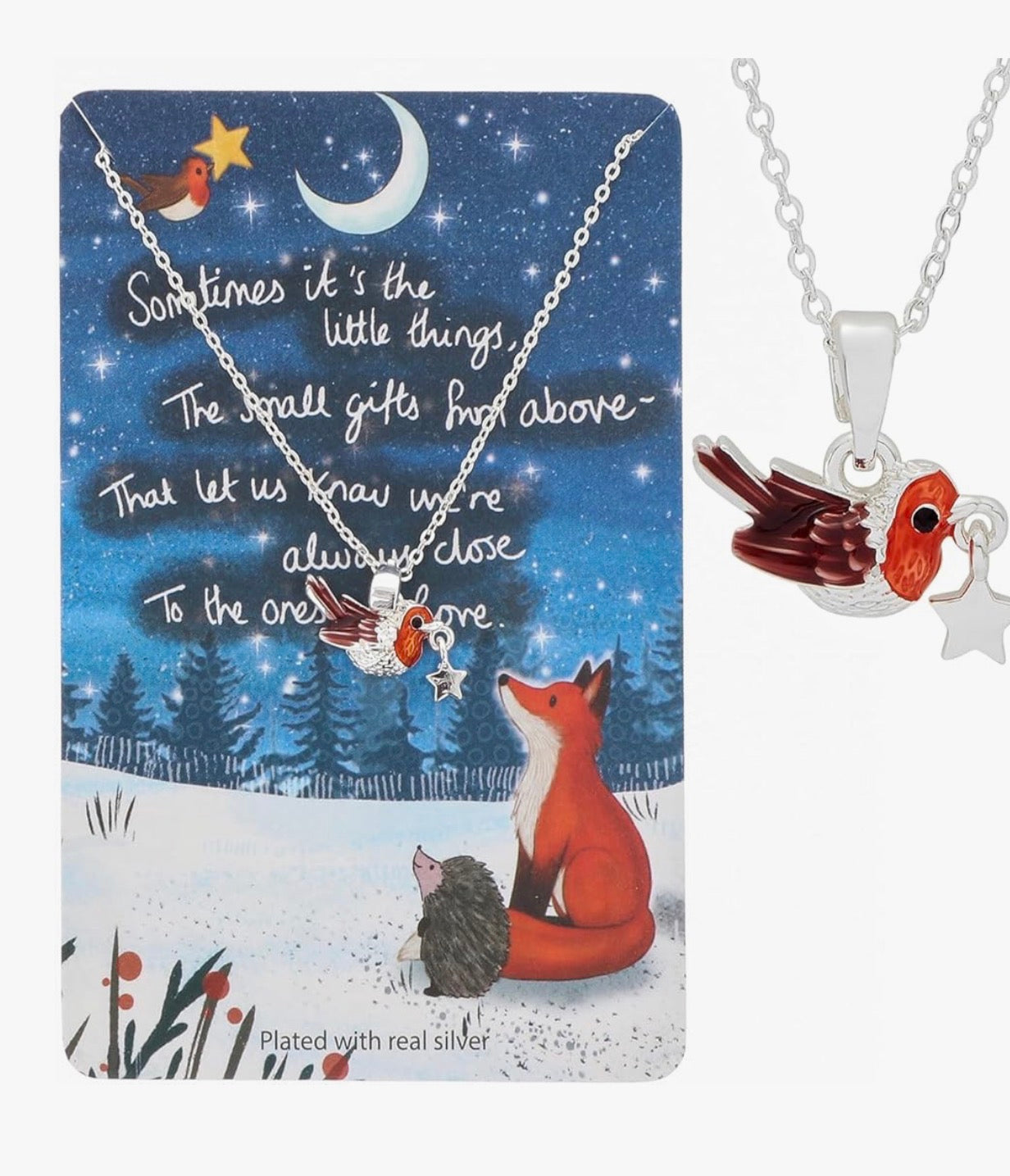 Fox Under The Moon Necklace Collection